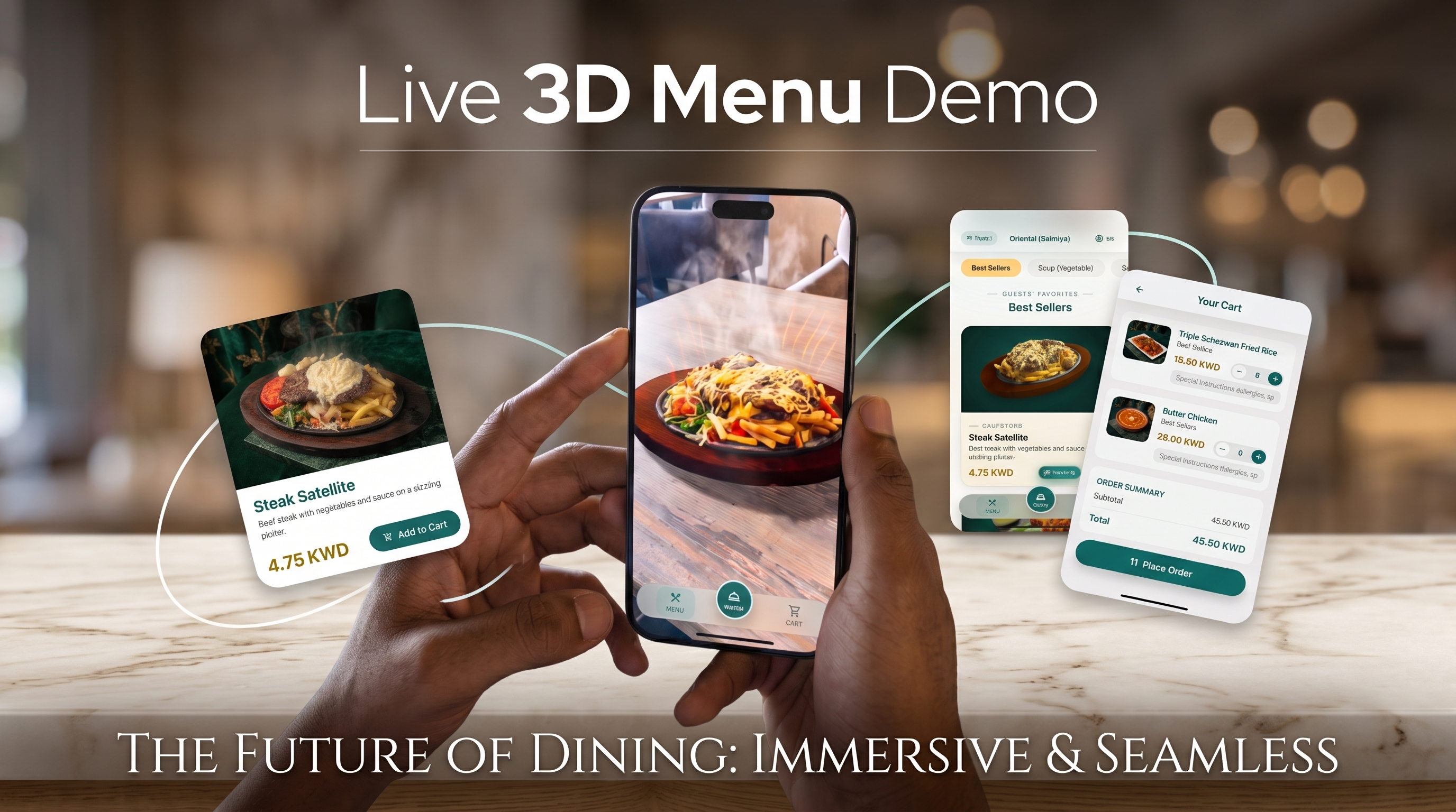 3D Menu app cover